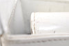 Authentic GUCCI Vintage Shoulder Bag Purse Enamel White Junk 1622K