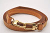 Authentic Louis Vuitton Leather Shoulder Strap Beige 46.3" LV 1623J