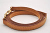 Authentic Louis Vuitton Leather Shoulder Strap Beige 46.3" LV 1623J