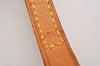 Authentic Louis Vuitton Leather Shoulder Strap Beige 46.3" LV 1623J