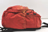 Authentic PRADA Vintage Nylon Backpack Red 1624K