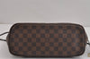 Authentic Louis Vuitton Damier Neverfull PM Shoulder Tote Bag N51109 LV 1626J