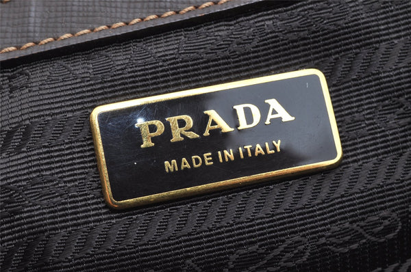 Authentic PRADA Nylon Leather 2Way Hand Bag Khaki Green 1626K