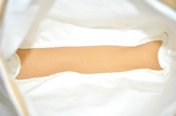 Authentic Louis Vuitton Fondation Exclusive Shoulder Tote Bag Canvas White 1627I