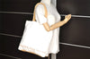 Authentic Louis Vuitton Fondation Exclusive Shoulder Tote Bag Canvas White 1627I