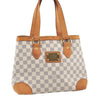 Authentic Louis Vuitton Damier Azur Hampstead PM N51207 Shoulder Tote Bag 1627J