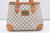 Authentic Louis Vuitton Damier Azur Hampstead PM N51207 Shoulder Tote Bag 1627J