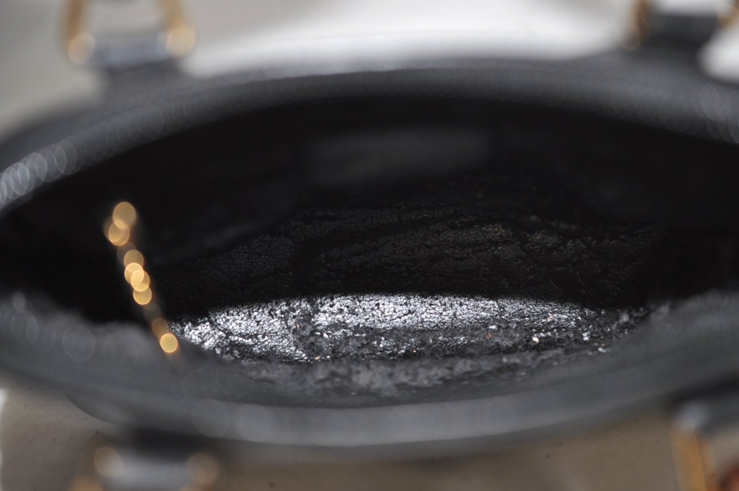 Authentic GUCCI Bamboo 2way Hand Shoulder Crossbody Bag Leather Black Junk 1629H