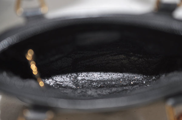 Authentic GUCCI Bamboo 2way Hand Shoulder Crossbody Bag Leather Black Junk 1629H