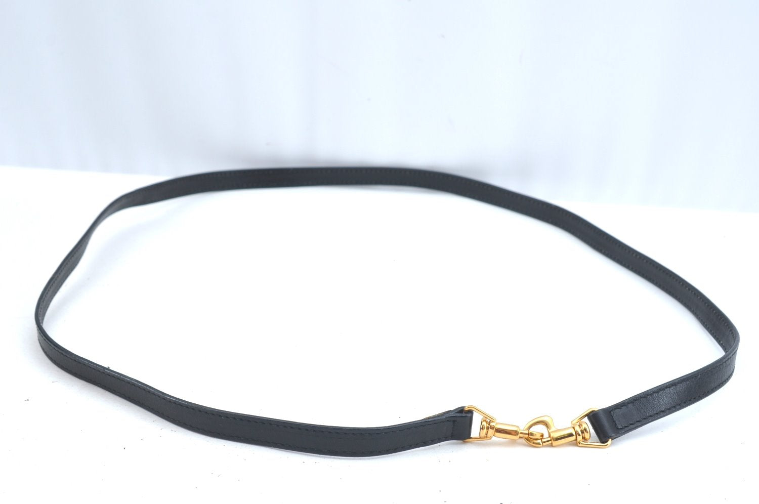 Authentic GUCCI Bamboo 2way Hand Shoulder Crossbody Bag Leather Black Junk 1629H