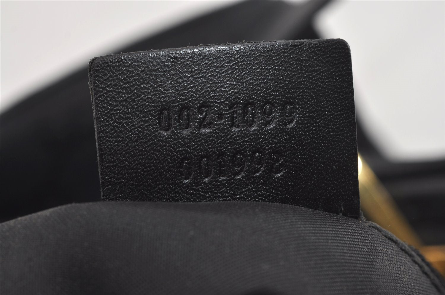 Authentic GUCCI Vintage Shoulder Tote Bag GG Canvas Leather 0021099 Black 1629I