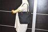 Authentic GUCCI Vintage Shoulder Tote Bag GG Canvas Leather 0021099 Black 1629I
