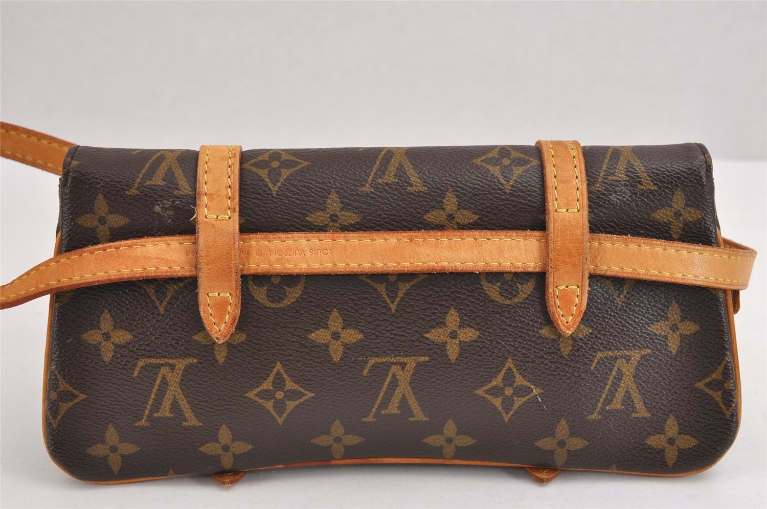 Authentic Louis Vuitton Monogram Pochette Marelle Waist Body Bag M51159 LV 1629J