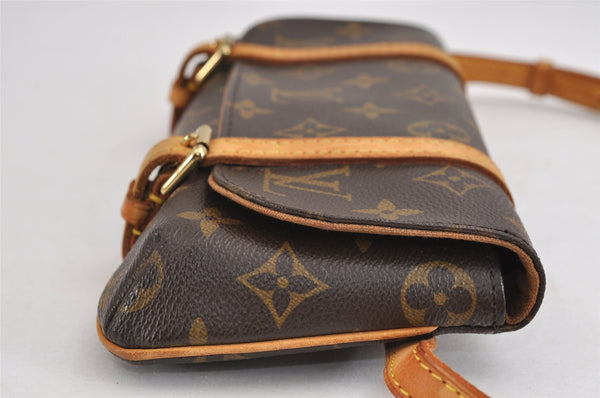 Authentic Louis Vuitton Monogram Pochette Marelle Waist Body Bag M51159 LV 1629J