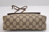 Authentic GUCCI Shoulder Cross Body Bag Purse GG PVC Leather Brown Junk 1630J