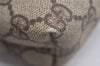 Authentic GUCCI Shoulder Cross Body Bag Purse GG PVC Leather Brown Junk 1630J