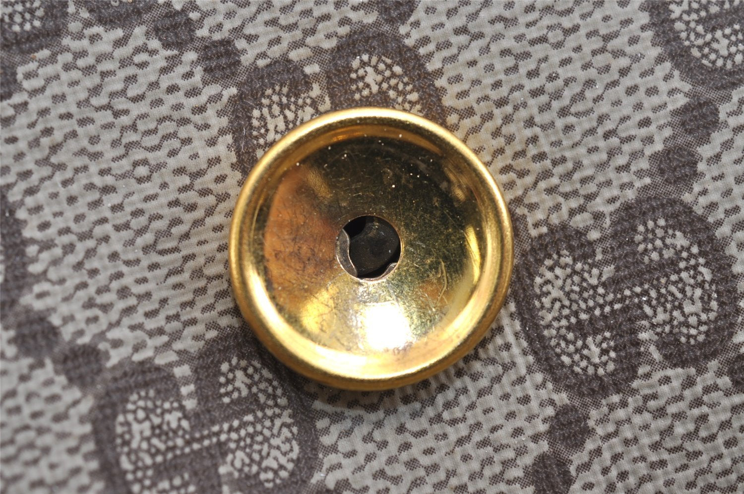 Authentic GUCCI Shoulder Cross Body Bag Purse GG PVC Leather Brown Junk 1630J