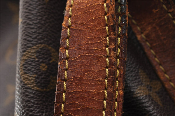 Authentic Louis Vuitton Monogram Petit Noe M42226 Shoulder Drawstring Bag 1632I