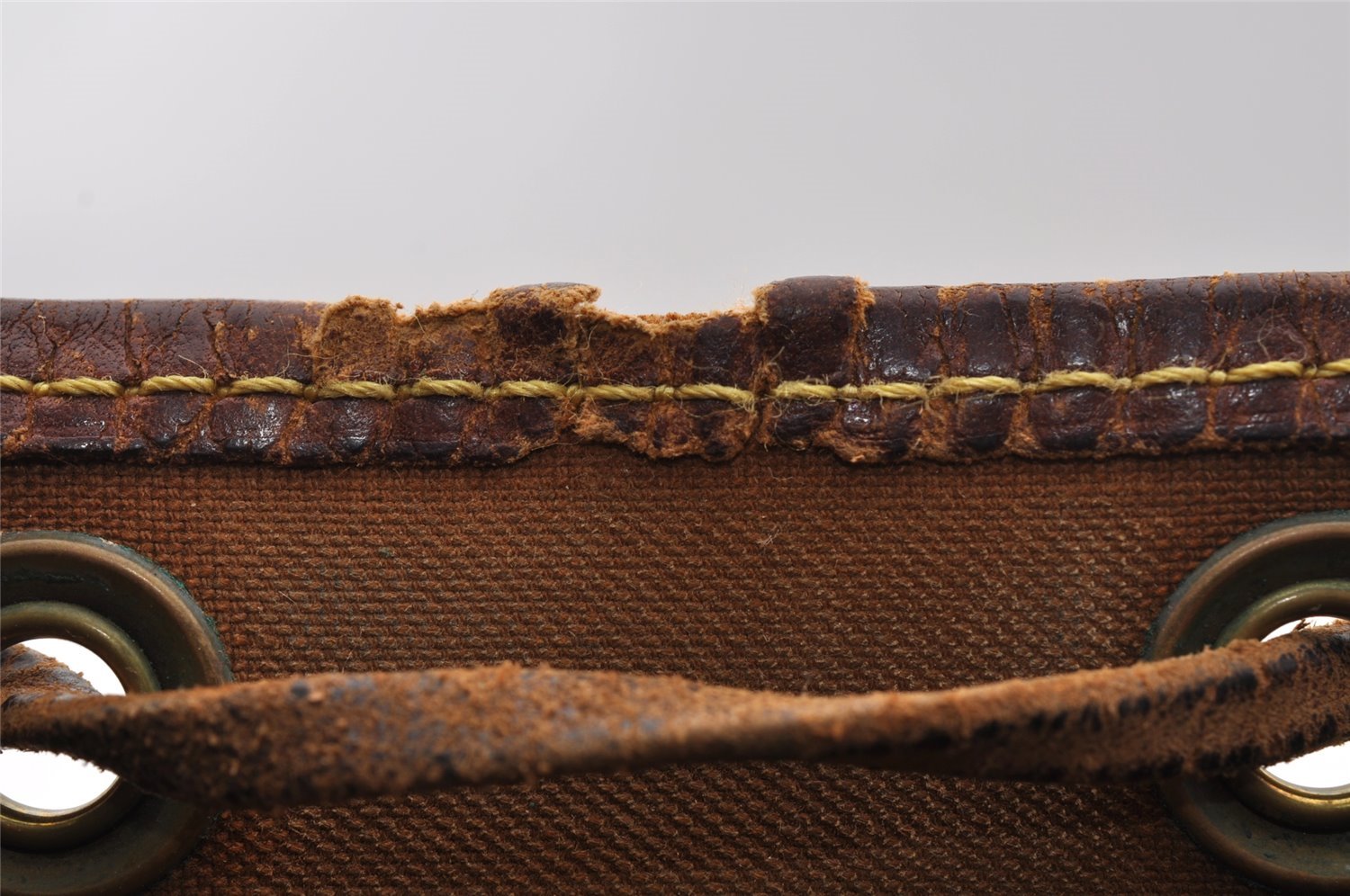 Authentic Louis Vuitton Monogram Petit Noe M42226 Shoulder Drawstring Bag 1632I