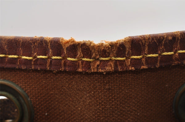 Authentic Louis Vuitton Monogram Petit Noe M42226 Shoulder Drawstring Bag 1632I