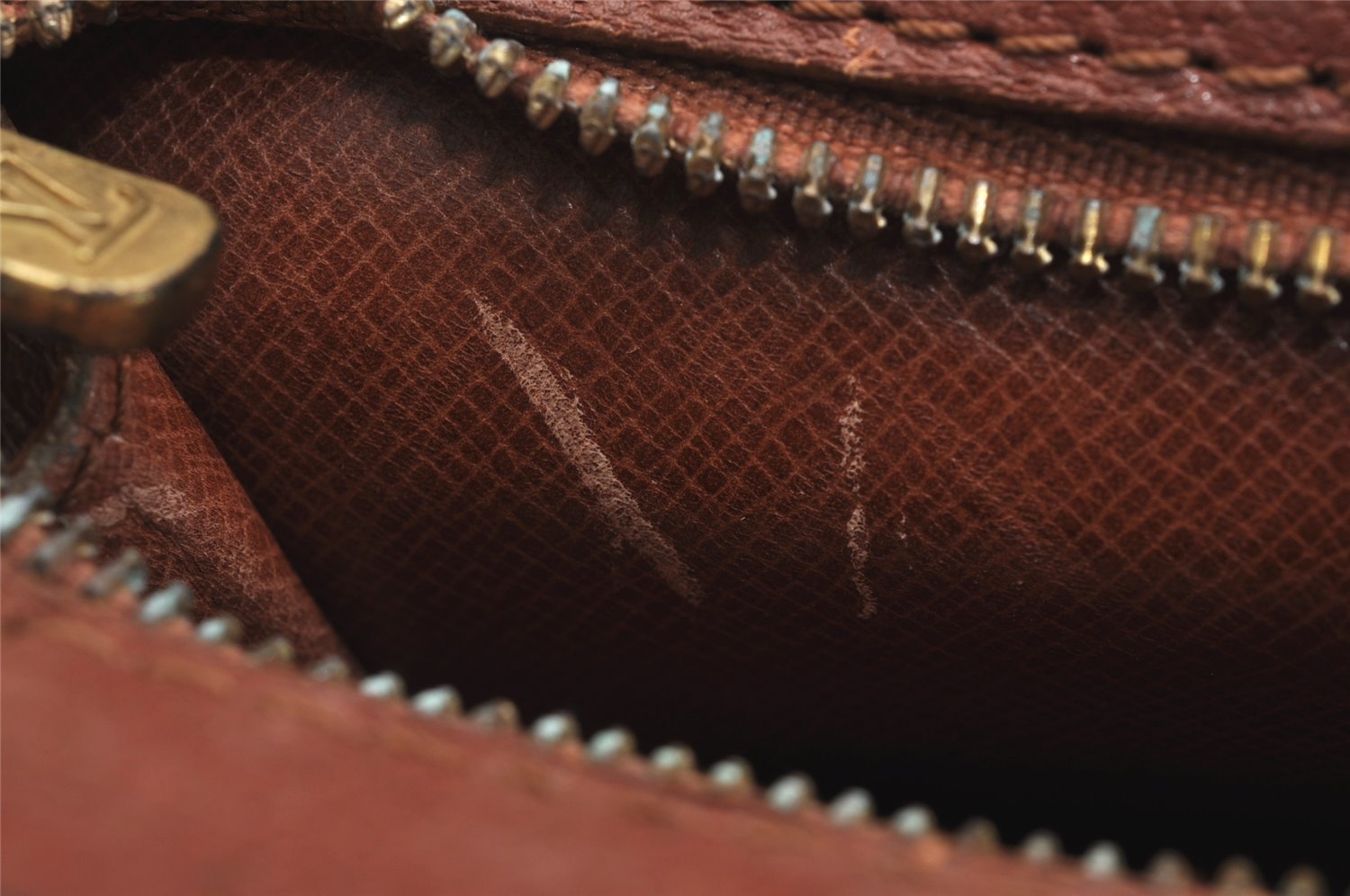 Authentic Louis Vuitton Monogram Enghien Shoulder Cross Bag M51205 LV 1634I