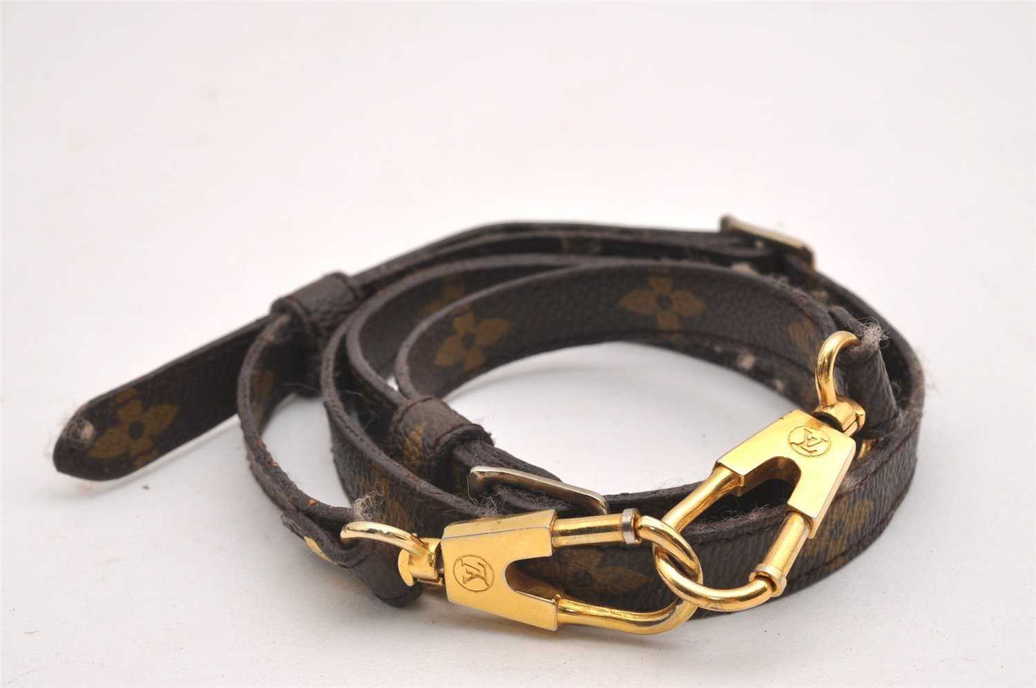 Authentic Louis Vuitton Monogram Enghien Shoulder Cross Bag M51205 LV 1634I