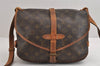 Authentic Louis Vuitton Monogram Saumur 30 Shoulder Cross Bag M42256 LV 1636J