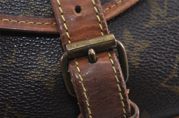 Authentic Louis Vuitton Monogram Saumur 30 Shoulder Cross Bag M42256 LV 1636J