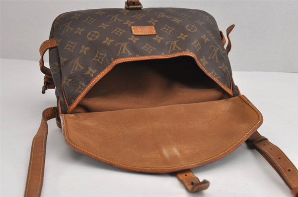 Authentic Louis Vuitton Monogram Saumur 30 Shoulder Cross Bag M42256 LV 1636J