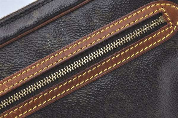 Authentic Louis Vuitton Monogram Marly Dragonne GM M51825 Clutch Hand Bag 1637J