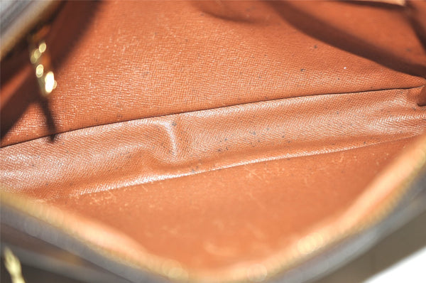 Authentic Louis Vuitton Monogram Marly Dragonne GM M51825 Clutch Hand Bag 1637J