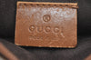 Authentic GUCCI Vintage Shoulder Tote Bag GG Canvas Leather 94898 Brown 1638I