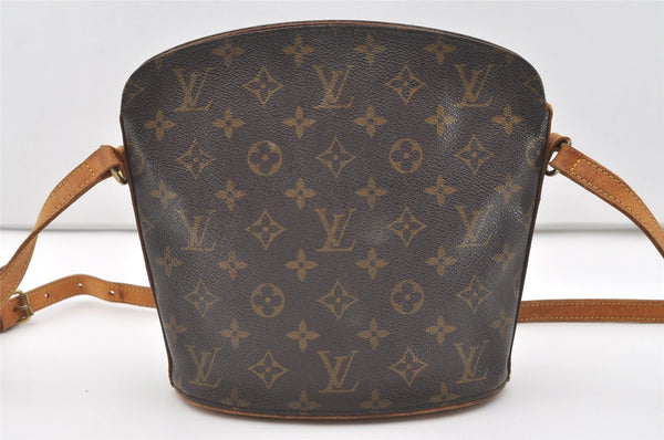 Authentic Louis Vuitton Monogram Drouot Shoulder Cross Body Bag M51290 LV 1638J