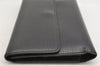 Auth Louis Vuitton Epi Porte Tresor International Wallet Black M63382 LV 1638K