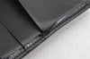 Auth Louis Vuitton Epi Porte Tresor International Wallet Black M63382 LV 1638K