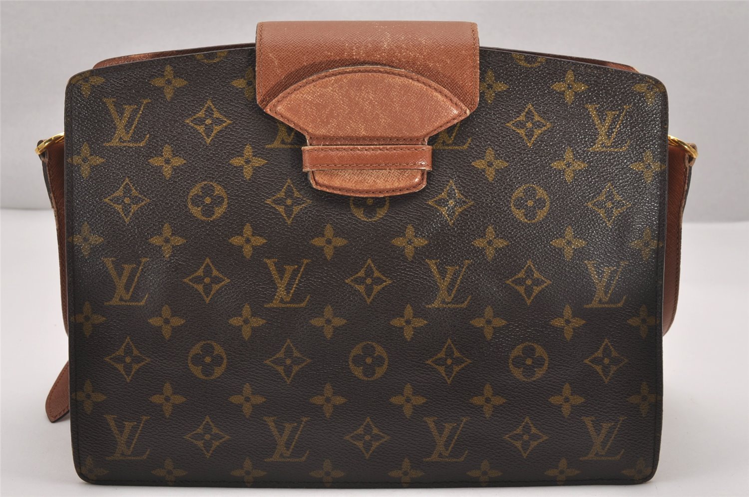 Authentic Louis Vuitton Monogram Courcelles Shoulder Cross Bag M51375 LV 1639J
