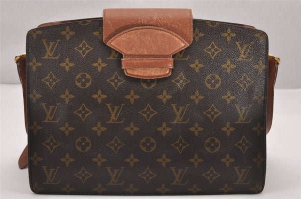 Authentic Louis Vuitton Monogram Courcelles Shoulder Cross Bag M51375 LV 1639J