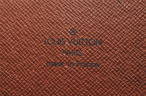 Authentic Louis Vuitton Monogram Courcelles Shoulder Cross Bag M51375 LV 1639J