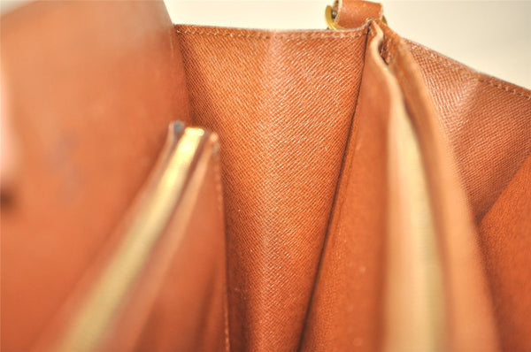 Authentic Louis Vuitton Monogram Courcelles Shoulder Cross Bag M51375 LV 1639J