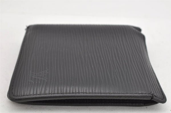 Authentic Louis Vuitton Epi Portefeuille Marco Wallet Black M63652 LV 1639K