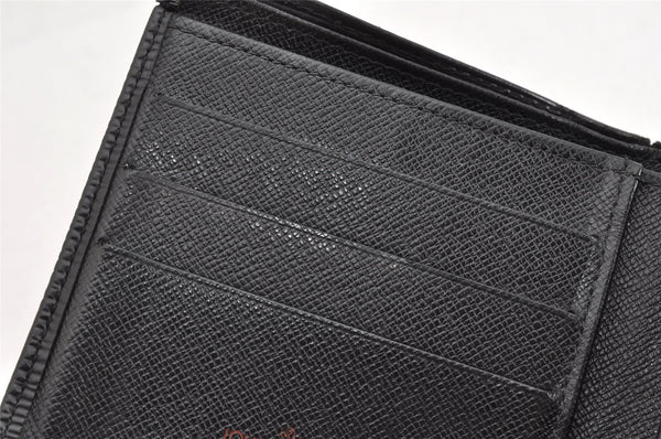 Authentic Louis Vuitton Epi Portefeuille Marco Wallet Black M63652 LV 1639K