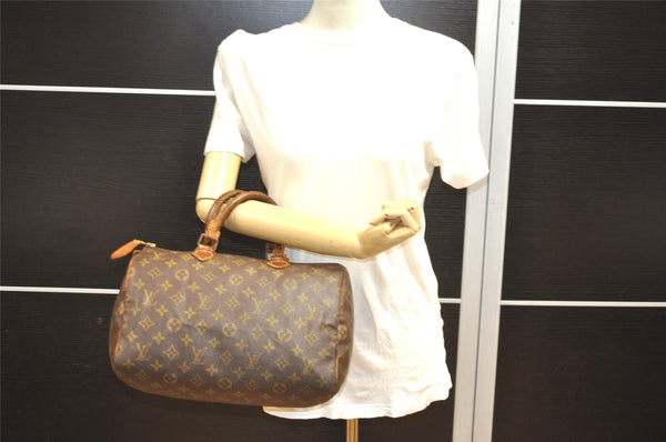 Authentic Louis Vuitton Monogram Speedy 30 Hand Boston Bag Old Model LV 1640I