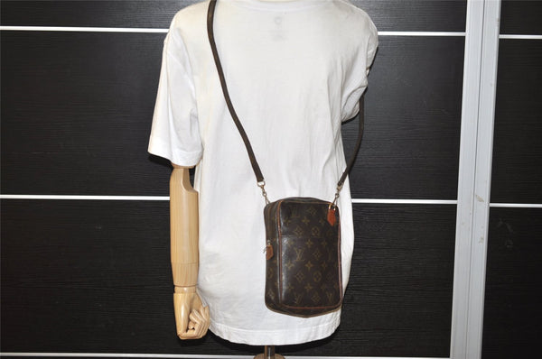 Authentic Louis Vuitton Monogram Danube Shoulder Cross Bag Old Model LV 1641I