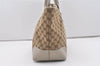 Authentic GUCCI Heart Bit Shoulder Tote Bag GG Canvas Leather 269956 Brown 1641J