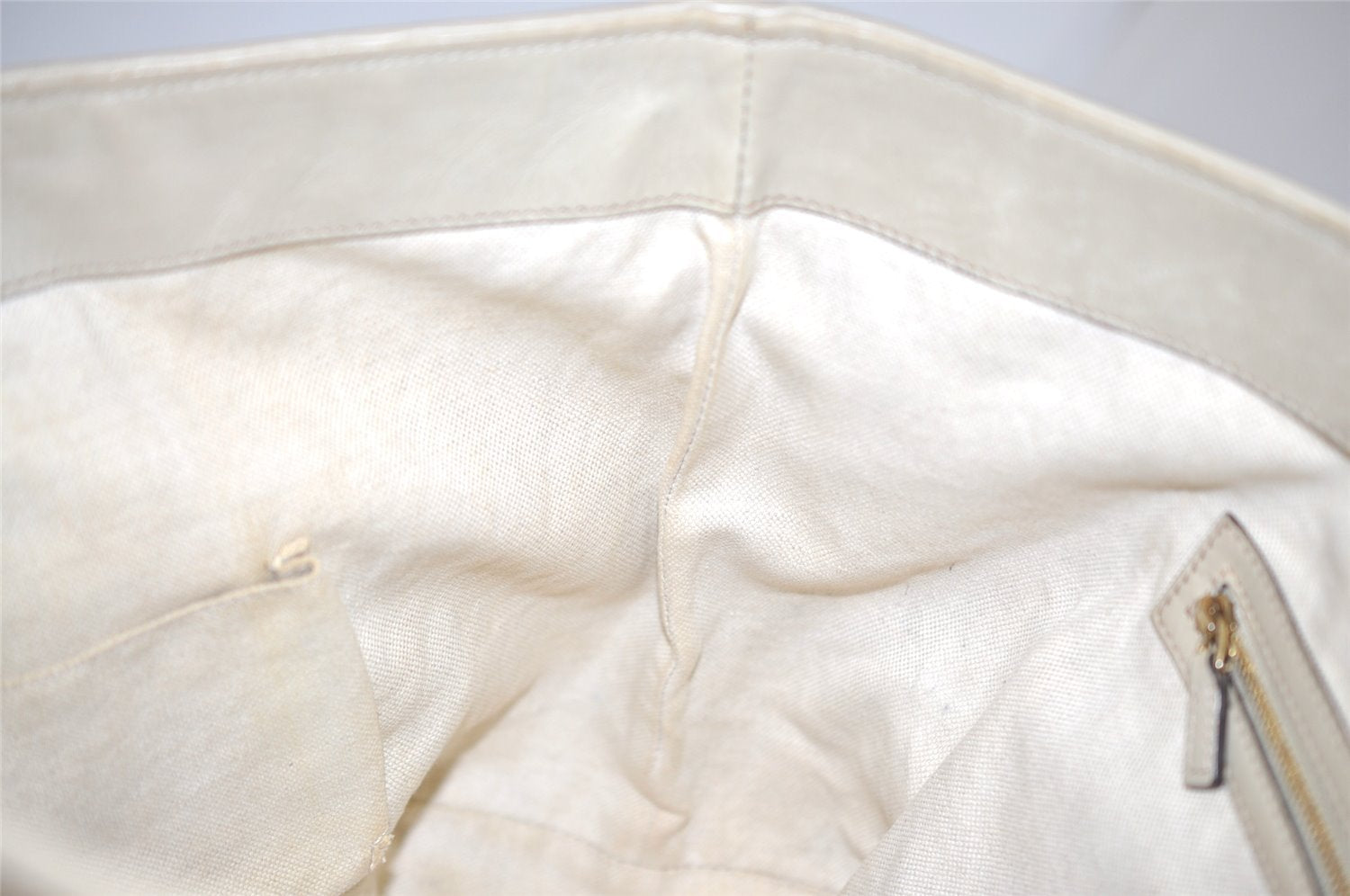 Authentic GUCCI Heart Bit Shoulder Tote Bag GG Canvas Leather 269956 Brown 1641J