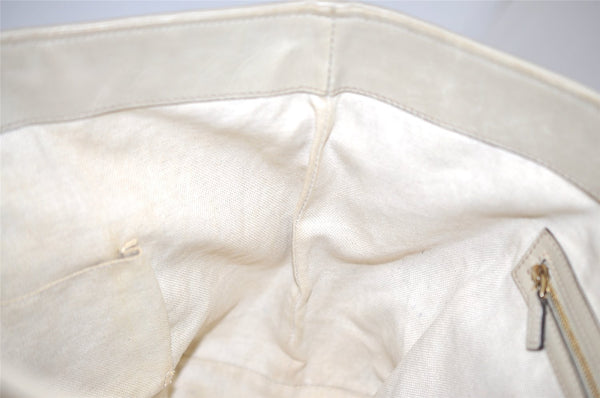 Authentic GUCCI Heart Bit Shoulder Tote Bag GG Canvas Leather 269956 Brown 1641J