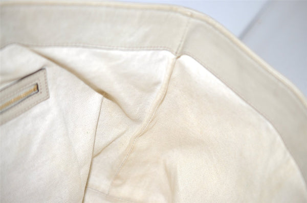 Authentic GUCCI Heart Bit Shoulder Tote Bag GG Canvas Leather 269956 Brown 1641J