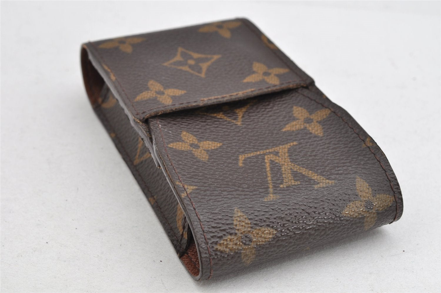 Authentic Louis Vuitton Monogram Etui Cigarette Case M63024 LV 1641K