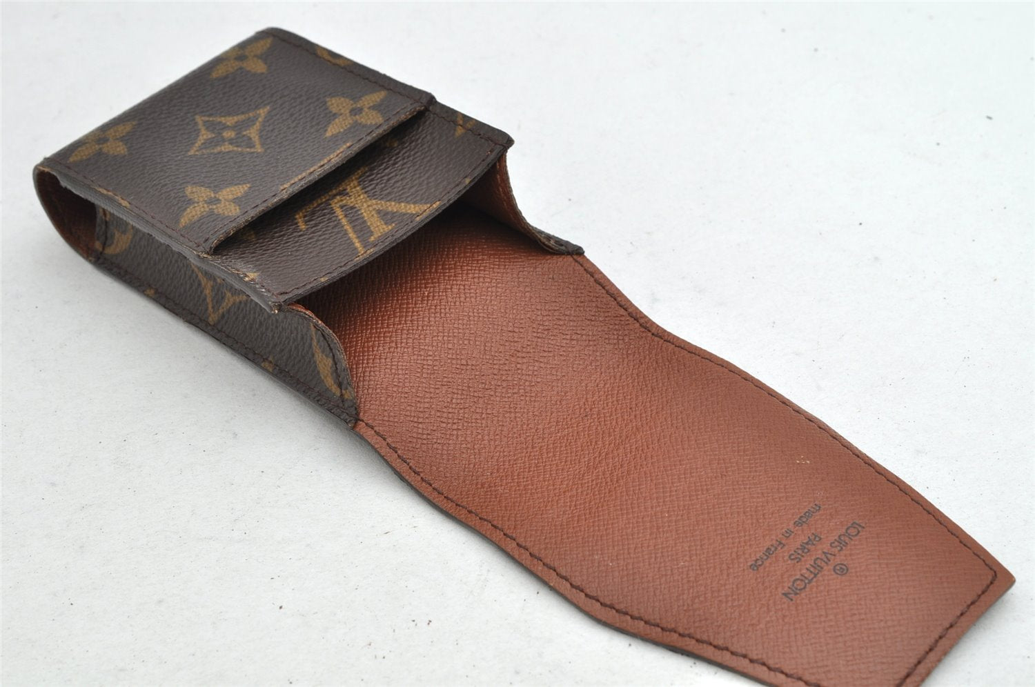 Authentic Louis Vuitton Monogram Etui Cigarette Case M63024 LV 1641K