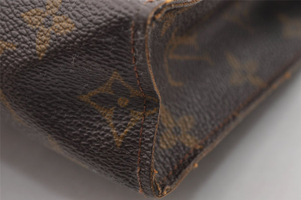 Authentic Louis Vuitton Monogram Poche Toilette 26 Pouch Old Model Junk 1642I